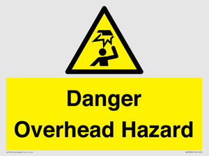 Danger Overhead Hazard